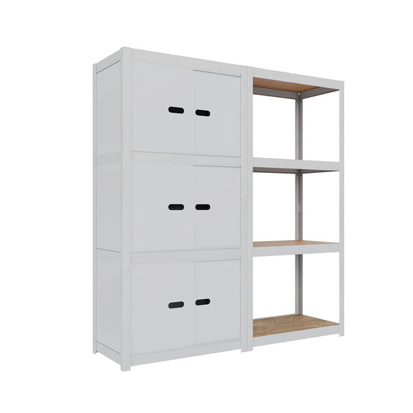 Kovový regál AR Style Set 25 s vysokou nosnosťou pre náročné použitie