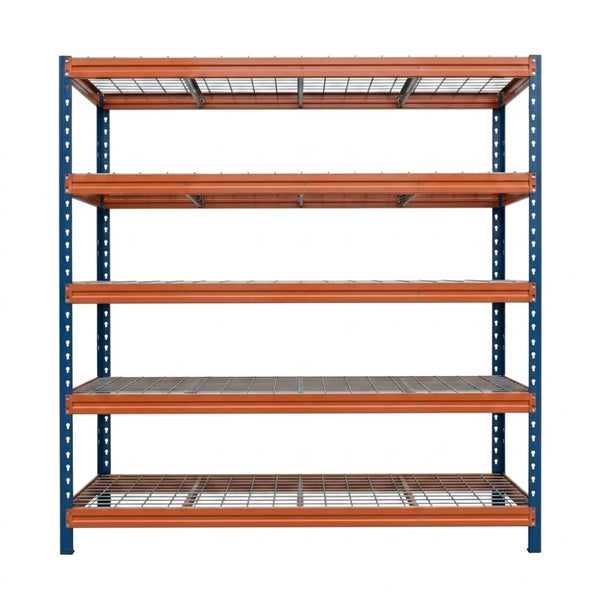 Bullrack Rivet Pro huzalos polc kék-narancs 200x5L