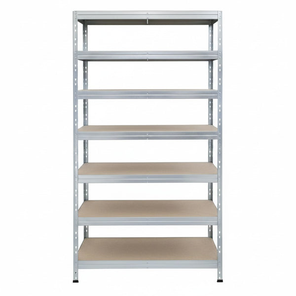 Metallregal mit 7 Ebenen aus verzinktem Stahl, langlebig und belastbar