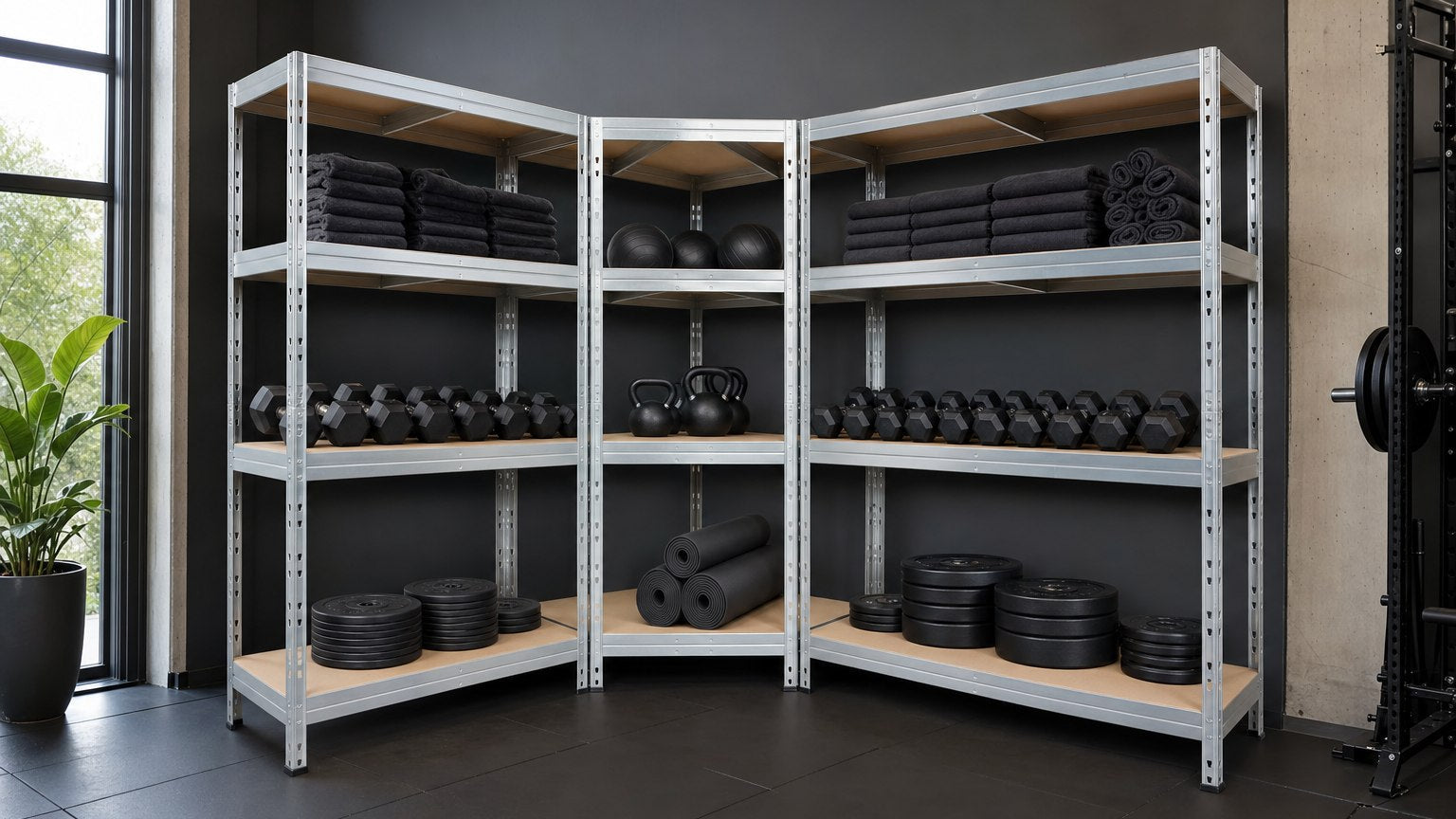 Como crear el espacio de almacenaje ideal para tu gimnasio
