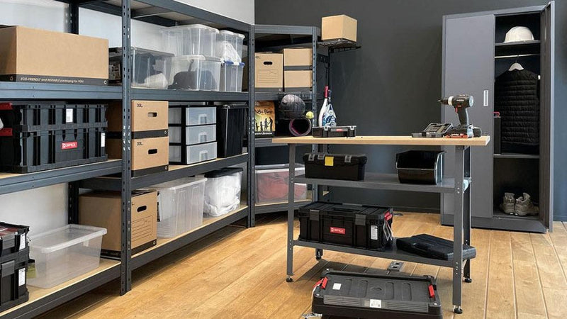 Tableros HDF para estanterías metálicas de carga de Master Rax