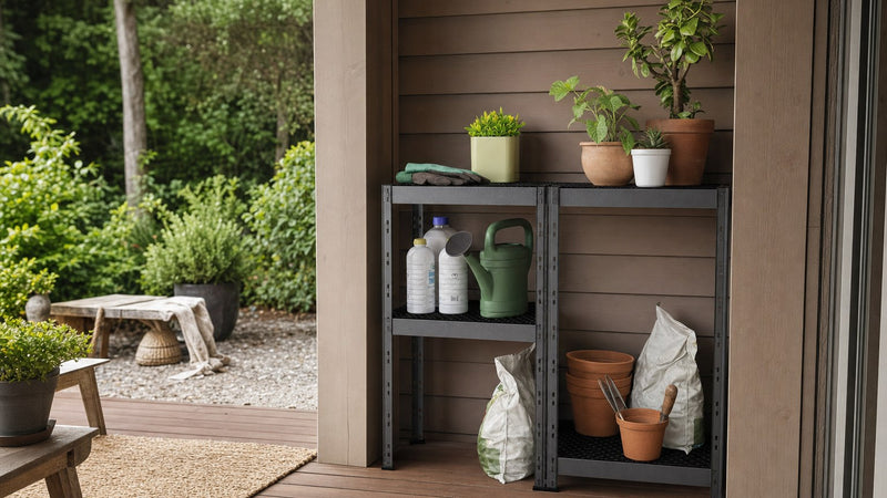 Estanterias de exterior soluciones practicas al aire libre