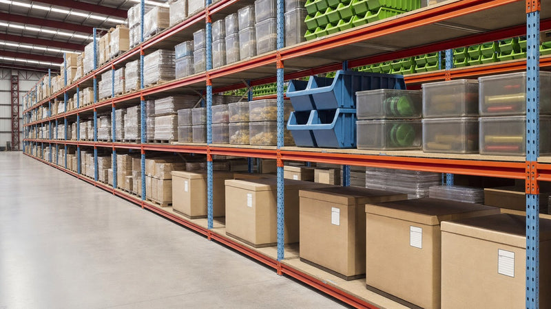 Proyecto de cliente de equipamiento de tienda con estanterías metálicas Master Rax