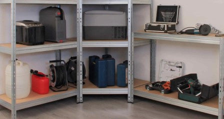 Estanterías metálicas multifuncionales de Master Rax para casa, garaje o taller