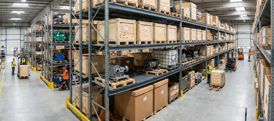 Estanterías a medida o sistema estándar para almacén profesional
