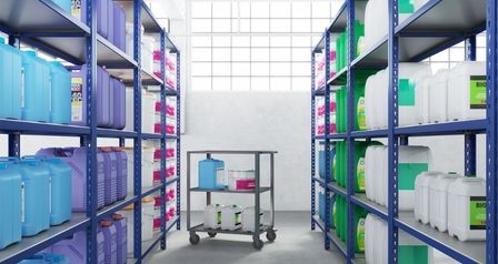 Estanterías de picking para almacén con acceso manual y organización de cajas y piezas