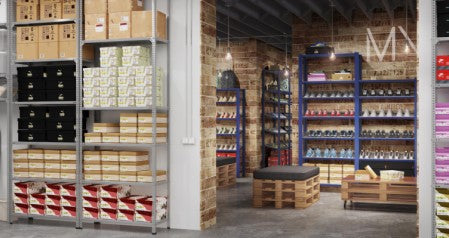 Preparar tienda y almacén para la campaña de Navidad con estanterías Master Rax