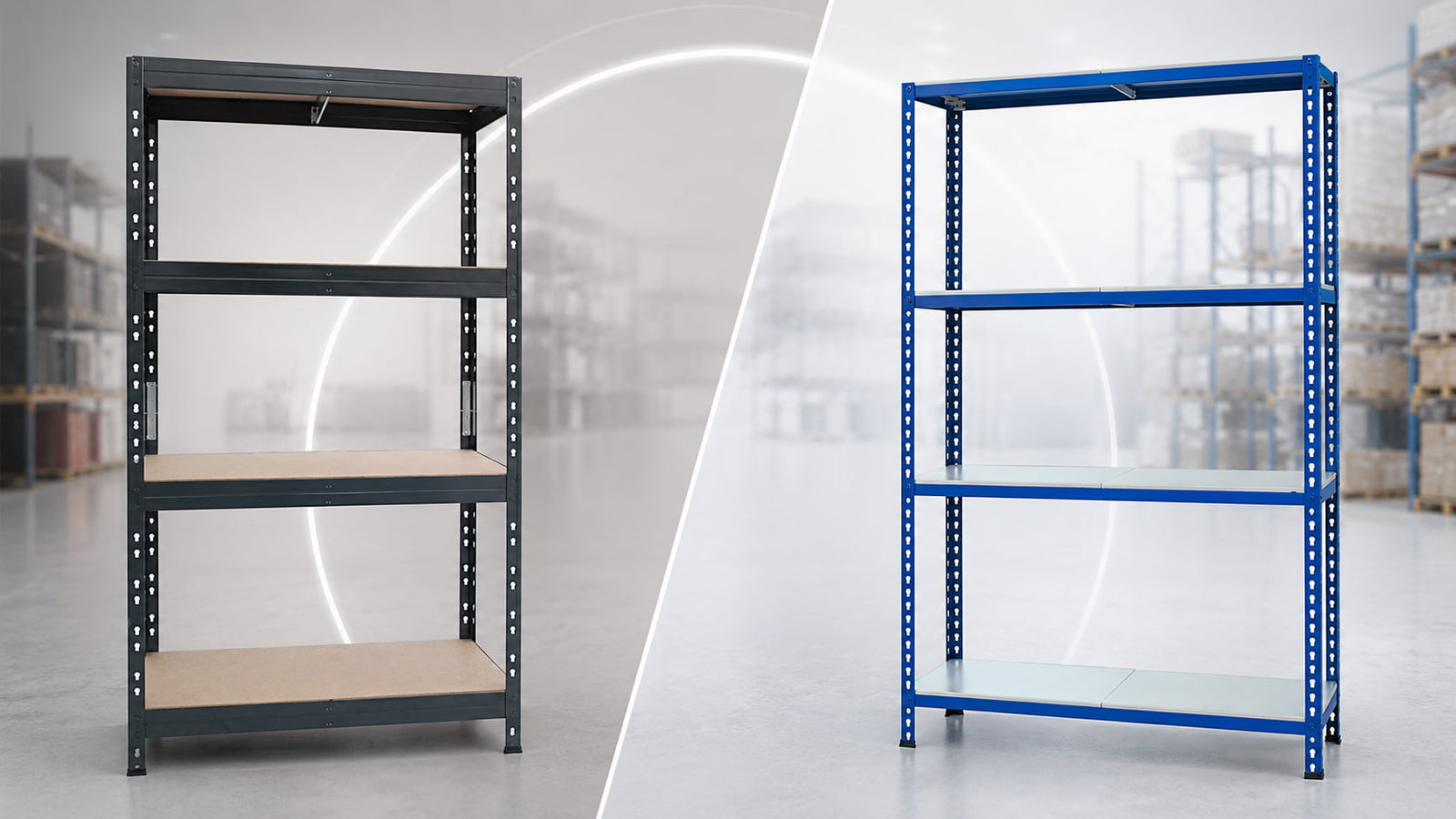 Estanterías Rivet vs. otras estanterías sin tornillos