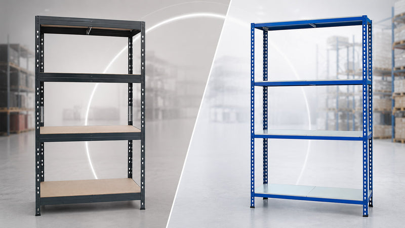 Estanterías Rivet vs. otras estanterías sin tornillos