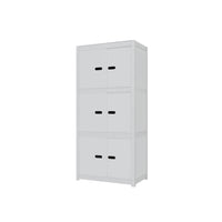 Armario metalico para oficina ar style 150x70x40cm 3 niveles