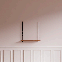 Sistema de estanterias con 2 estanterias de pared deco 92 5x235x17 5cm