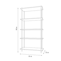 Estanteria de pared deco 185x85x35cm