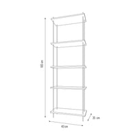 Estanteria de pared deco 185x43x35cm