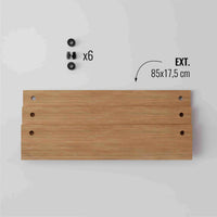 Ampliacion para estanteria de pared deco 85x17 5cm