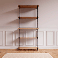 Estanteria de pared deco 185x85x35cm