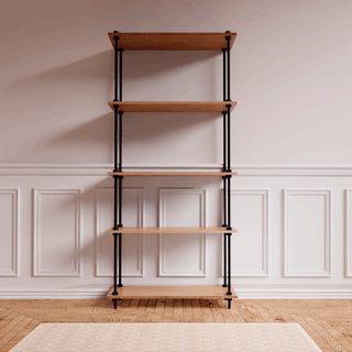GIF z dekoracją przed metalową półką StandardL z serii DecoSeries