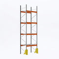 Estanteria para palets modulo inicial 600x270x110cm. 4 niveles 500kg por paleta malla metalica protector puntal
