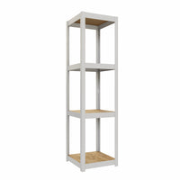 Estantería metálica para oficina ar style 150x40x40cm 4 niveles