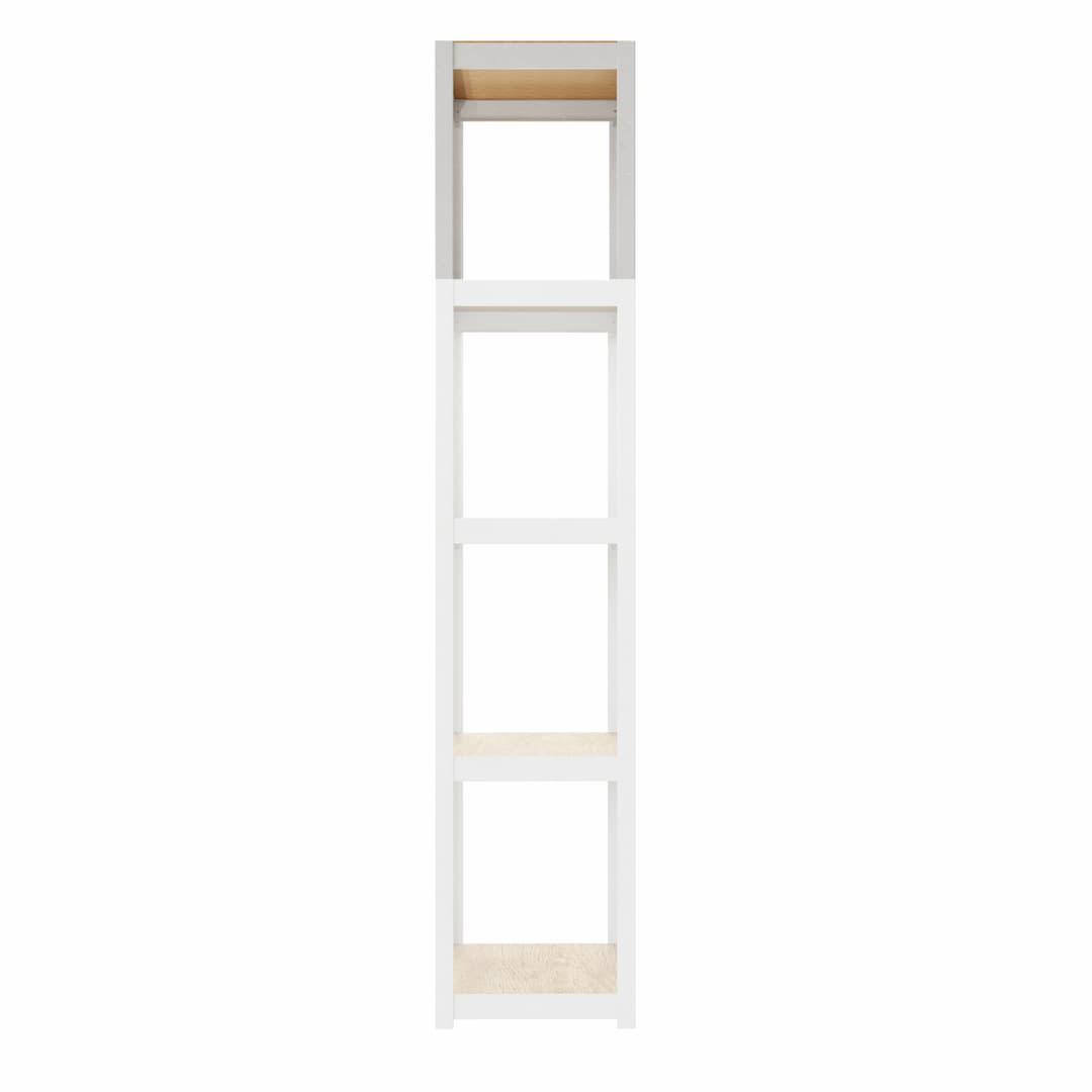 Predný pohľad na rozšírenie kovového regálu STYLE 40x40