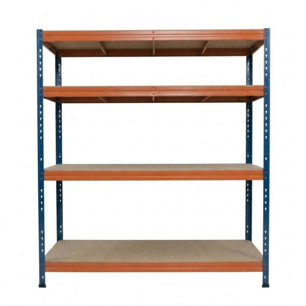 Bullrack 120 Regal mit 4 Ebenen in Orangefarbe