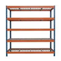 Bullrack Rivet Pro Drahtregal blau-orange 200x5L