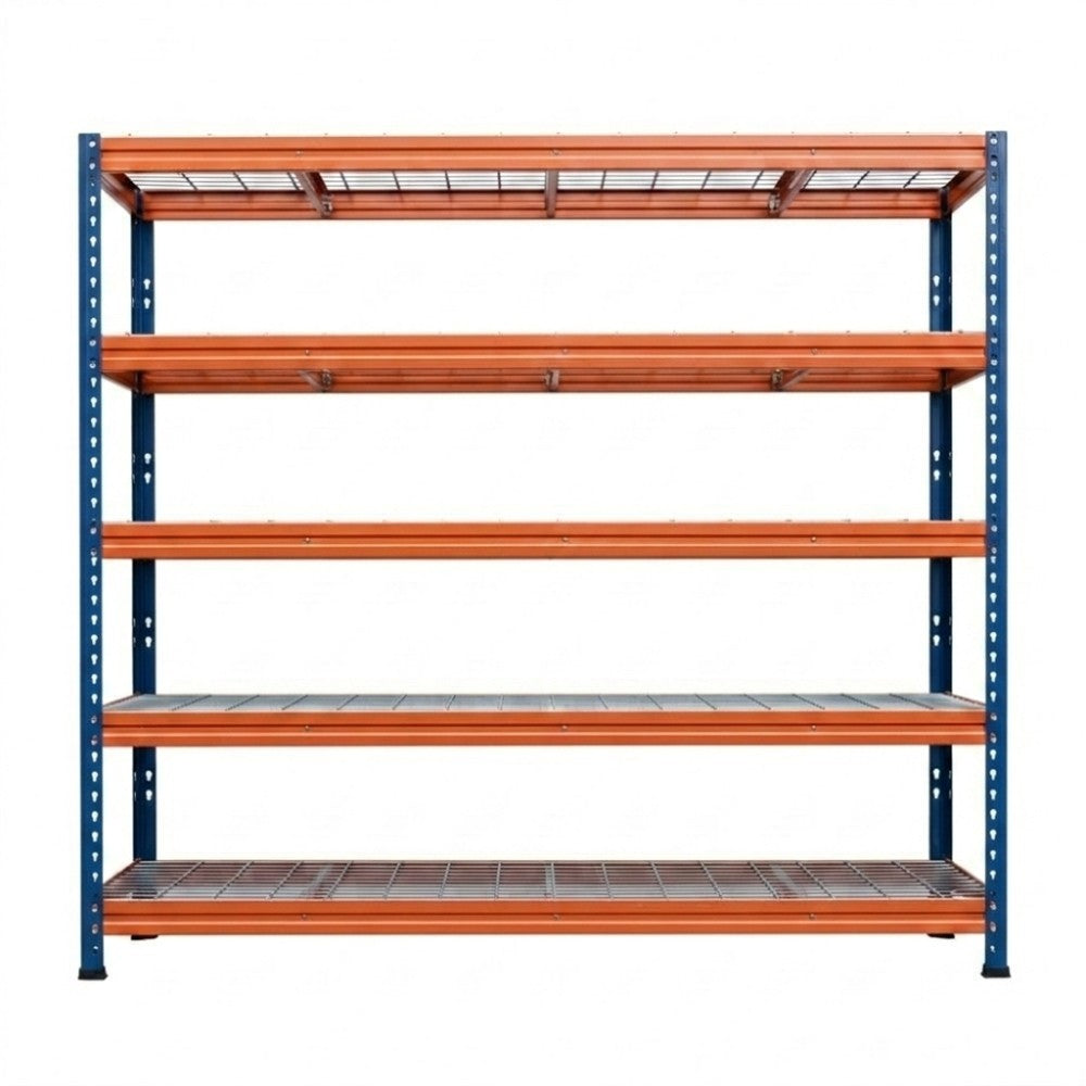 Bullrack Rivet Pro Drahtregal blau-orange 210x5L