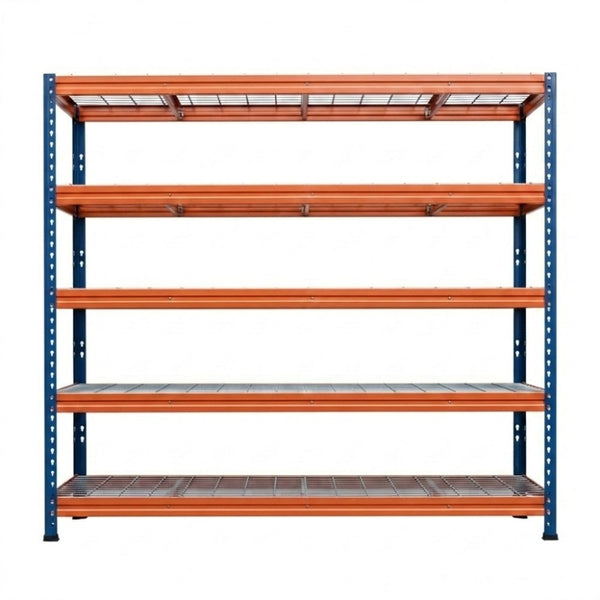 Bullrack Rivet Pro huzalos polc kék-narancs 210x5L