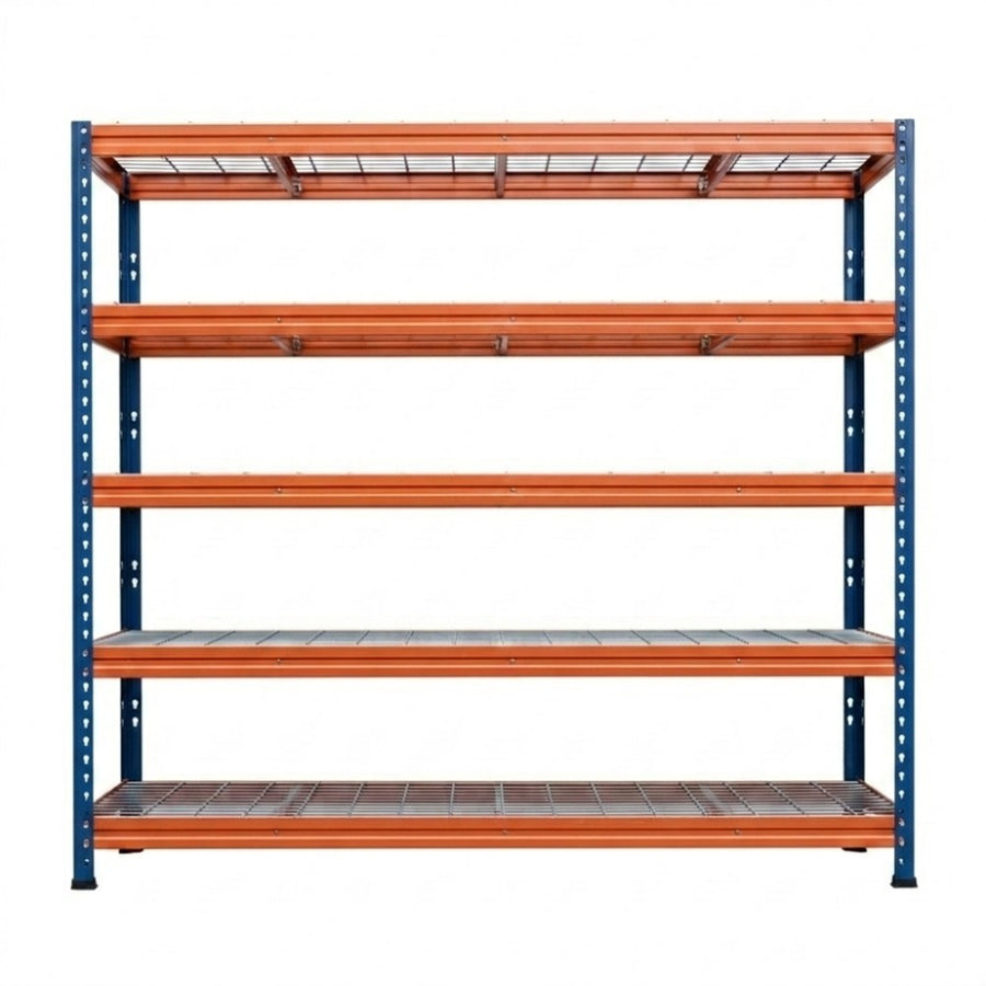 Bullrack Rivet Pro Drahtregal blau-orange 210x5L