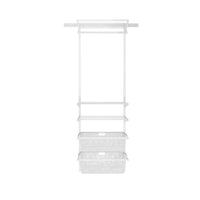 Offenes Schrank­system 200x60x40cm, weiß, mit Wandleisten