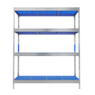 Metalowy regał HORECA 150x50 cm, widok z przodu