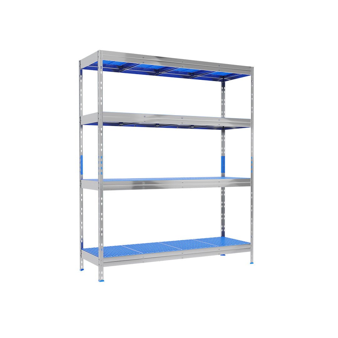 Metalowy regał HORECA 150x50 cm, widok z prawej strony