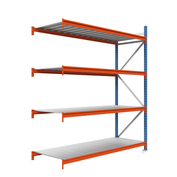 Longspan Zusatzregal ST mit 4 Ebenen und 3/4 Tiefe
