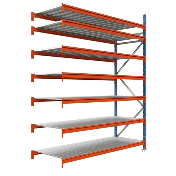 Longspan Zusatzregal ST mit 7 Ebenen für hohe Lagerkapazität