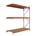 Weitspannregal - Anbauregal mit Spanplatte (DTD) - 200x225x100 - 3 Böden