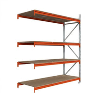 Weitspannregal - Anbauregal mit Spanplatte (DTD) - 250x150x100 - 4 Böden