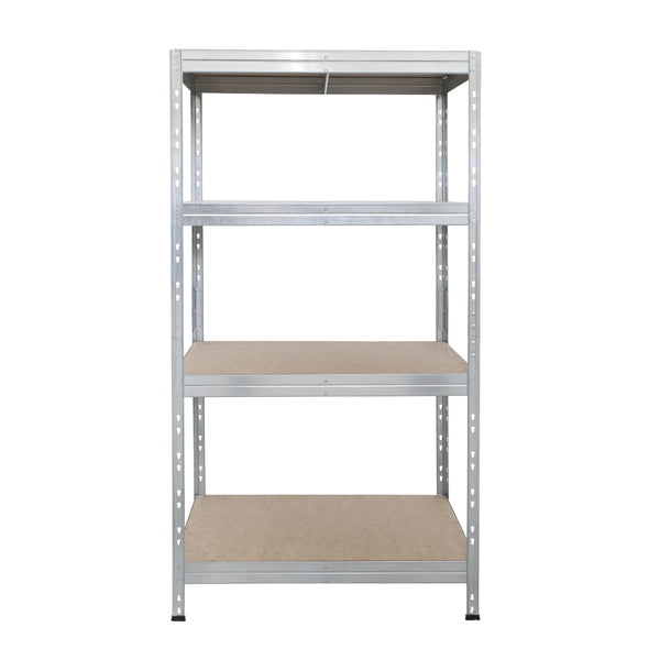 Metallregal RIVET 90x45/90x60 mit 1 Verstärkung und 4 verzinkten Regalböden