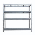Kovový regál BULLRACK RIVET PRO 200x180x45 ocelová mřížka 4 úrovně pozinkovaná