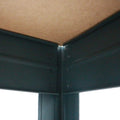 Detail eines grauen RIVET Metallregals mit stabiler Konstruktion
