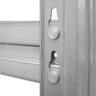 Detail rechte Seite verzinkte Werkbank ProSeries in Werkstatt und Garage