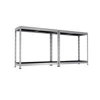 Estantería metálica para exterior 180x100x38cm 4 niveles