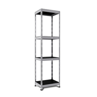 Metallregal Outdoor 4 Ebenen 50x40 cm Seitenansicht