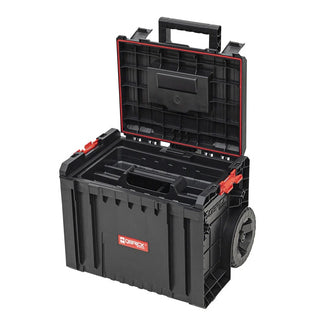 System Qbrick Pro Cart 2.0 otwarty wózek transportowy z łatwym dostępem do produktów magazynowych