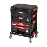 Qbrick System Pro zestaw szuflad z siedziskiem 69x46x32 cm do warsztatu