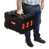 Qbrick System Pro sada troch kufrov na náradie, odolná a ľahko prenosná