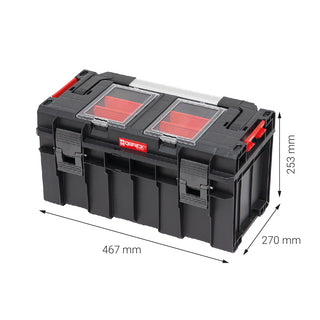 Abmessungen und technische Details des QS Pro 500 Regals