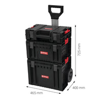 Abmessungen des QS Pro Set 1 Metallregals