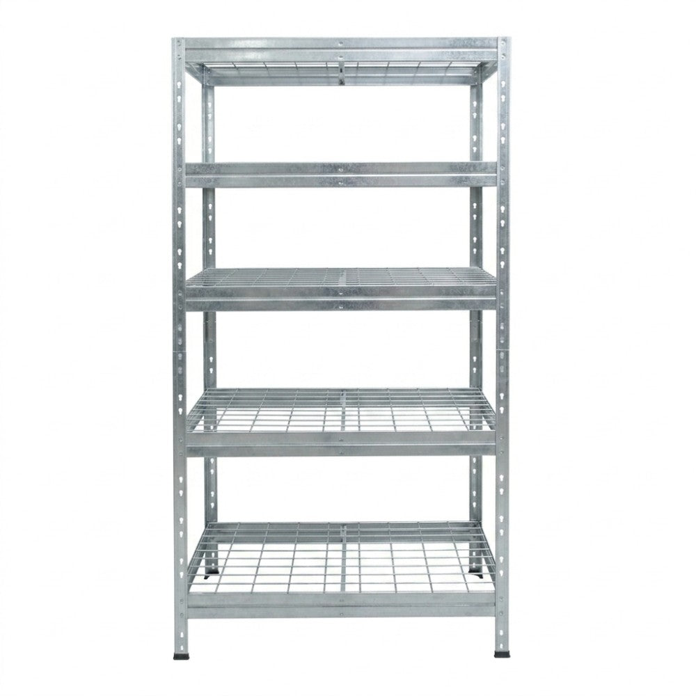 Pozinkovaný kovový regál Rivet DRM 252x90x45 cm s piatimi policami na uloženie