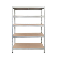 Pozinkovaný kovový regál Rivet DTD 252x120x45 cm s piatimi policami na uloženie