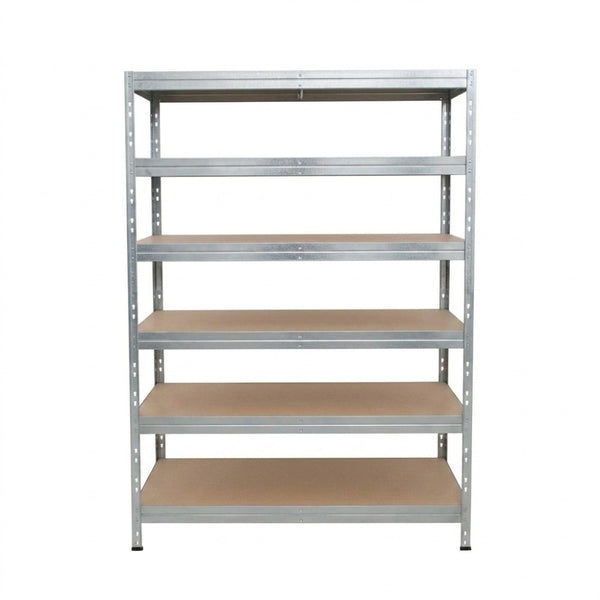 Metalowy regał Rivet DTD 252x120x45 cm, 6 półek, ocynkowany
