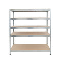 Metallregal Rivet DTD 252x150x45 cm, 5 Ebenen, verzinkt
